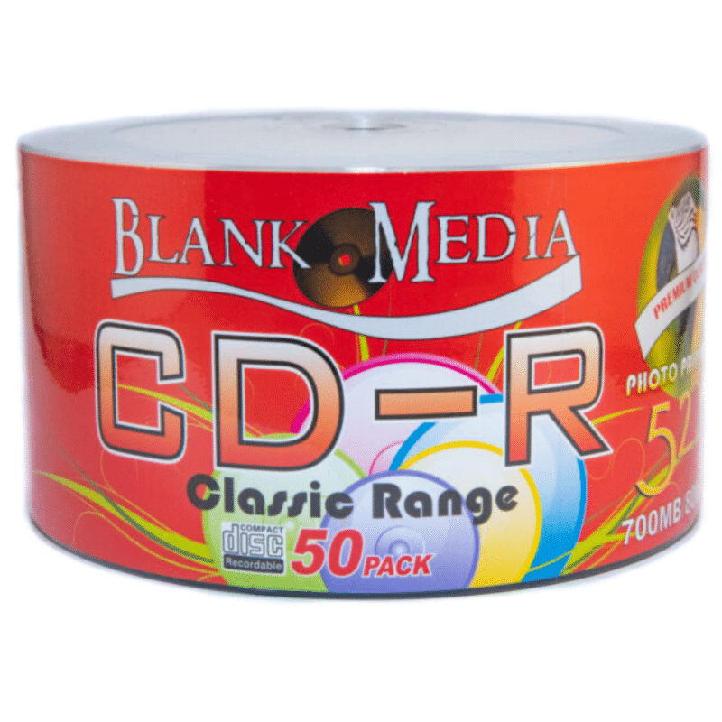 Blank Media CDR Printable Classic Blank Media Promotional Branding