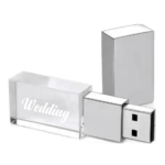 Blank Media Crystal wedding USB