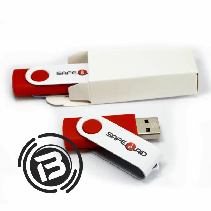 8GB - USB 2.0 Flash Drive Swivel