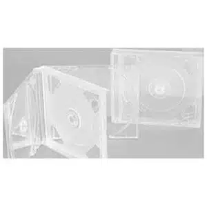 6in1 Clear Tray CD Jewel Cases