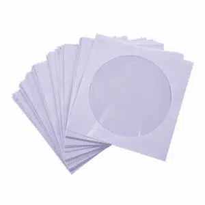White Paper Sleeve for 12cm disc (100 per pack)