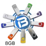 8GB - USB 2.0 Flash Drive Swivel | Blank Media