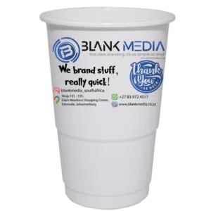 White Plastic Cup