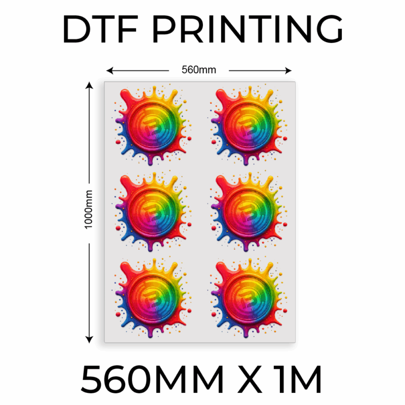 DTF Printing - 560mm x 1000mm