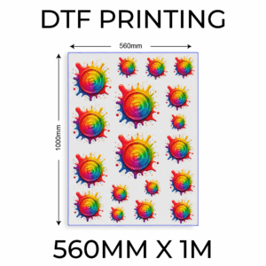 DTF Printing - 560mm x 1000mm | Direct to film transfers | Blank Media