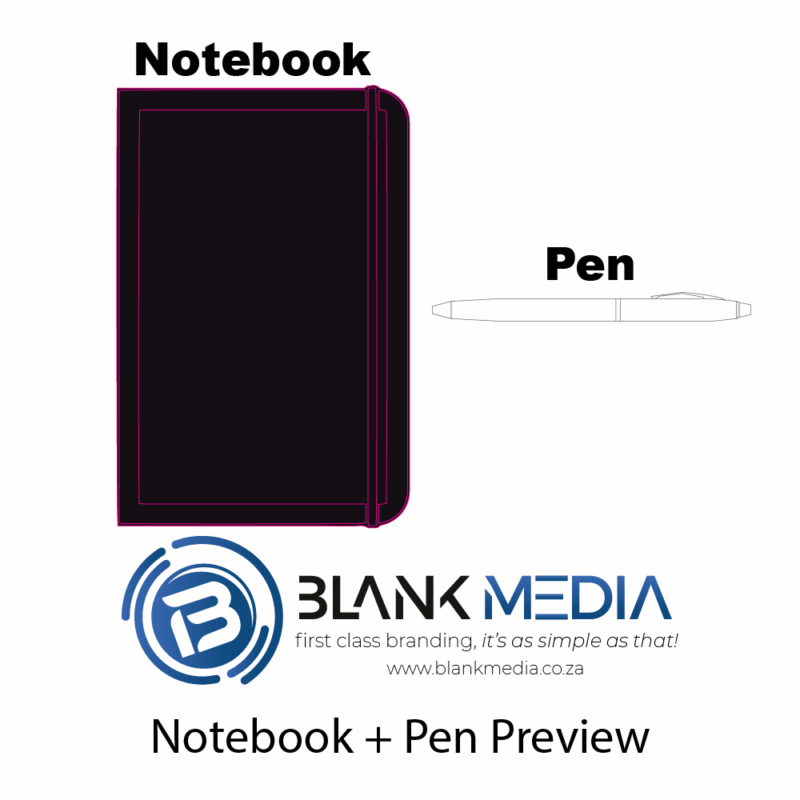A5 Hard Cover Notebook + Pen Set - Image 17