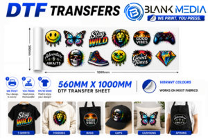 DTF Printing - 560mm x 1000mm | Direct to film transfers | Blank Media