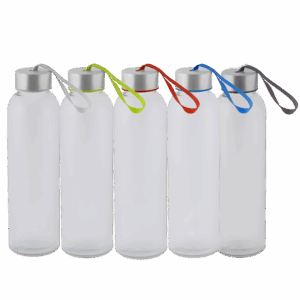 500ml Glass Bottle & Carry Cord